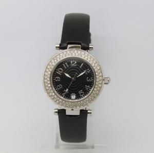 China Black Stainless Steel Case Ladies Fashion Watches 18 * 16.0mm Band factory