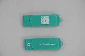 China ECO design plastic swivel USB with custom logo factory