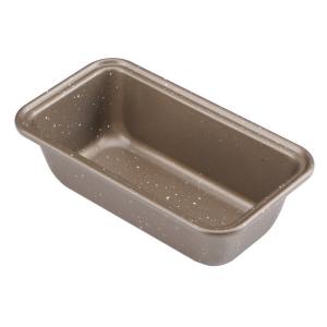 China Gold with White Spots 6 - Inch Carbon Steel Bread Toast Cake Mold Baking Pan factory