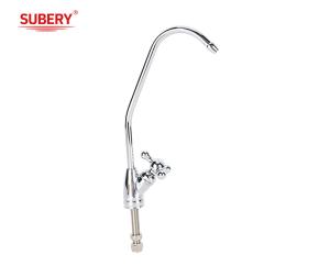 China ODM Single Lever Tall Basin Mixer Faucet Bathroom Chrome Brass Long Handle Hot And Cold Water Faucet factory