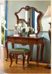 Makeup Wooden Bedroom Dresser With Mirror