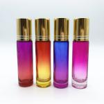 Rainbow Gradient Empty Perfume Rollerball Bottle Airtight Non Toxic