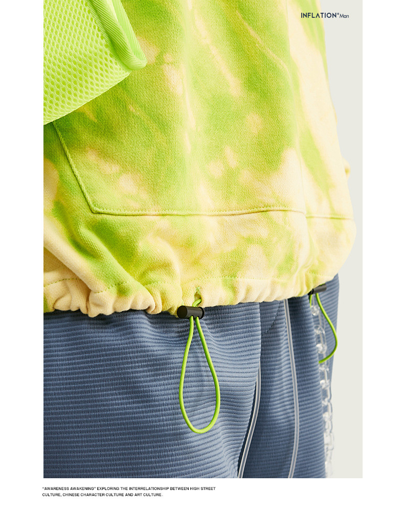 Unisex Plain Tie Dy 100% Cotton Oversized Drop Shoulder Hoodie