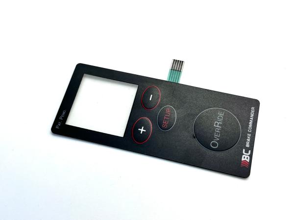 Pocket Layered Graphic LCD Printing Touch Screen Membrane Foil For Medical