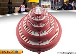 China 6.5 Inch - 10 Inch Diameter Valve Lock Out With Padlocks ABS Material factory