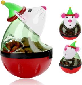 China Cat Christmas Mouse Feeder Interactive Cat Toys Cat Puzzle Toy factory