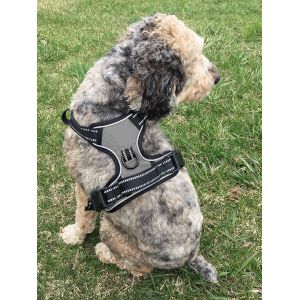 No Pull No Choke Dog Harness With 3 Snap Buckles