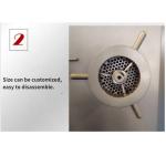 304 Stainless Steel Frozen Meat Grinding Machine for Large Meat Block Processing