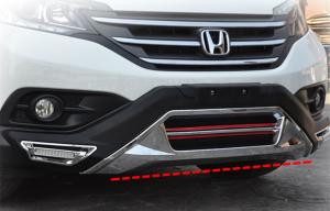 China Luxury Chrome Car Bumper Guard and Rear Guard For Honda CR-V 2012 2015 factory