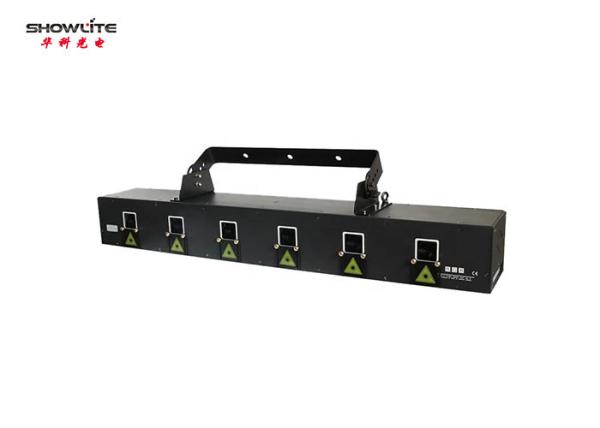 RGB Full Color 6 Eyes 2W Animation Scan Laser Light Array Laser Light For DJ