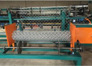 China Anti Corrosive Chain Link Fence Machine / Semi Automatic Chain Link Machine factory