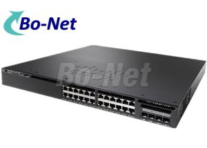 China WS 3650 24TD L Black Cisco Gigabit Switch For Small Office Buildings 9 Stacking factory