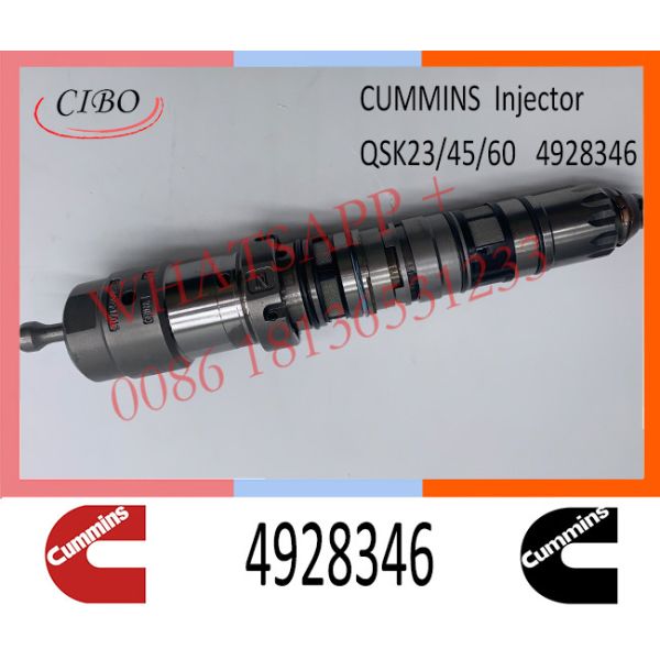 4928346 Fuel Injector Cum-mins In Stock QSX23/45/60 Common Rail Injector 3766446 4326780 4326781