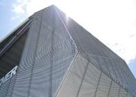 China Aluminum 2.5mm Thickness Expanded Metal Sunshade Shields Building From Strong Sunlight factory