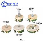Wirewound Rotary Variable Resistor With Switch 25W 50W 100W 500W