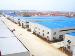 China Prefab Steel Warehouse Buildings / Metal Building Framing Components Fabrication factory