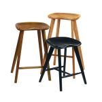 Classic Espresso Counter Height Commercial Bar Stools With Backs / Rectangle Bar