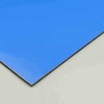 Suspended Ceiling Sea Blue Pvdf Aluminum Coating Boards Decoration Mirror Acp