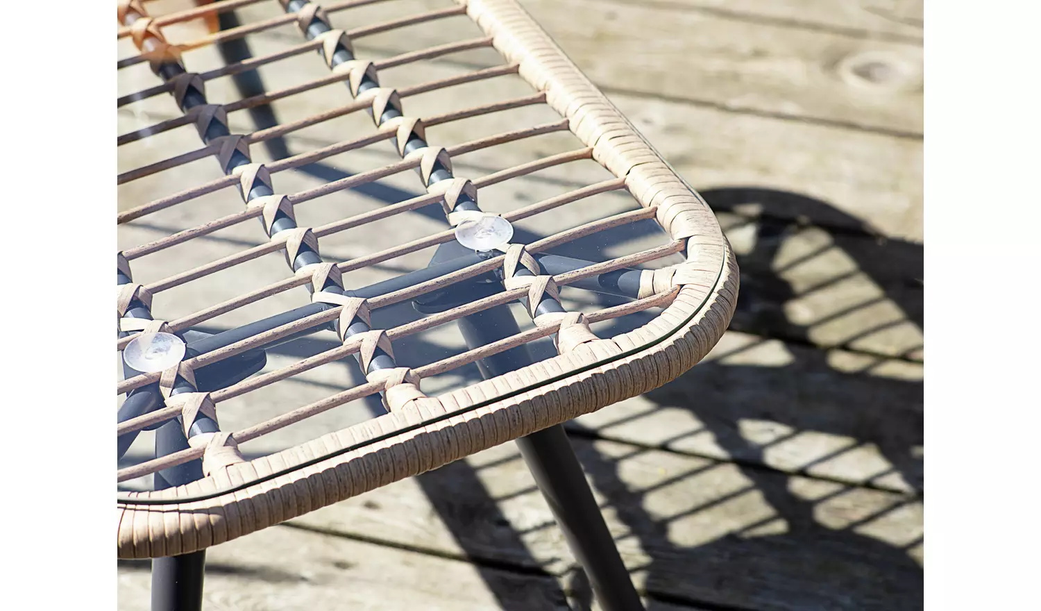 Transform Your Garden with AJUNION 4 Piece All Weather Wicker Outdoor Furniture Set