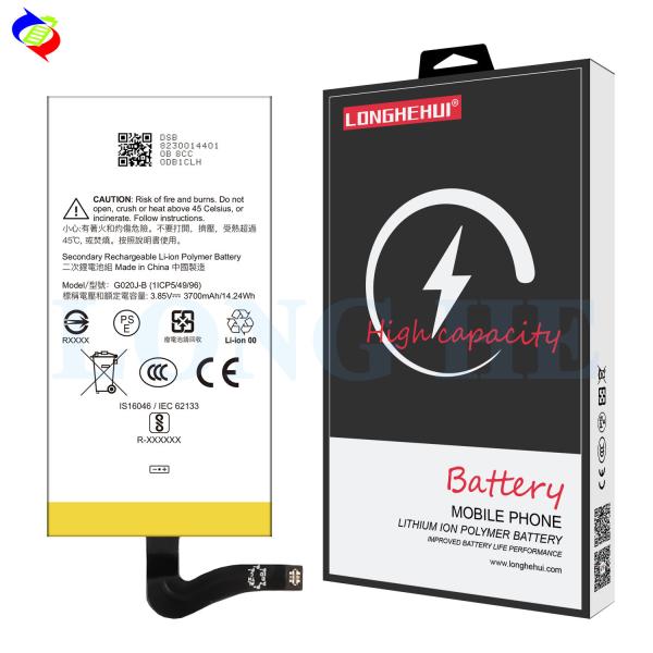 Black Li-ion Polymer Battery G020J-B for Google Pixel 4XL Mobile Phone 3700mAh 3
