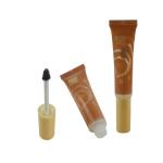 shampoo shower gel plastic tube packaging with flip top cap for skin care