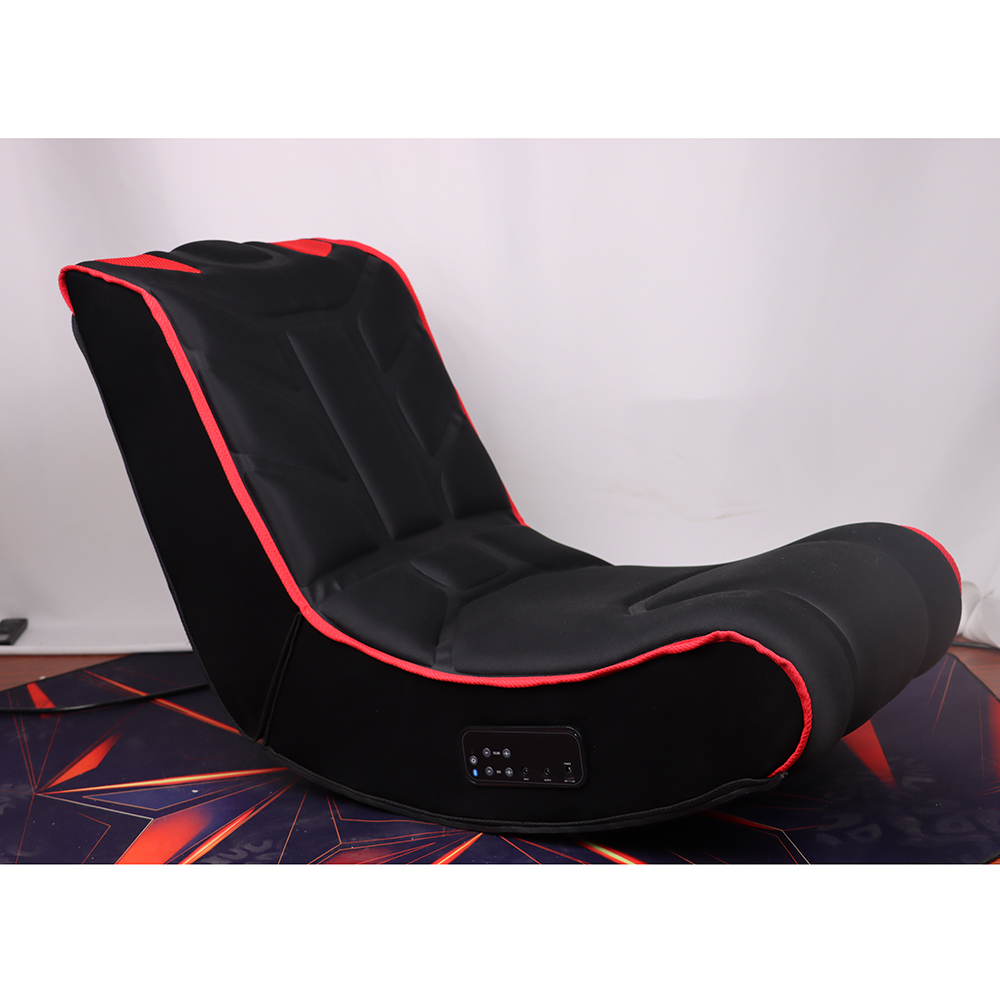 Foldable Ergonomic Rocker Racing Gaming Chair with Onboard Speakers 17x31.5x31.5 inches