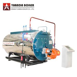 China Package Type Industrial Fire Tube Natural Gas Fired 1 Ton Steam Boiler factory