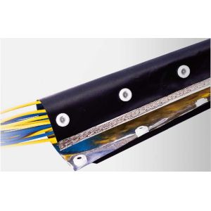 China 0.22mm LPC Shielded Button Tube Sleeve For Forked Cable Protection factory