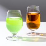 Short Stemmed Airline Wine Glass Drinking Goblets 6Oz Transparent 170ml Lead