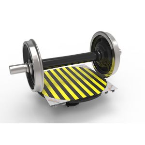 Pneumatic Railway Wheelset Turntable 110mm - 140mm Diameter Lifting Height