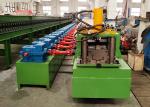 Steel Roller Shutter Door Roll Forming Machine Gear Box Driven Auto Size