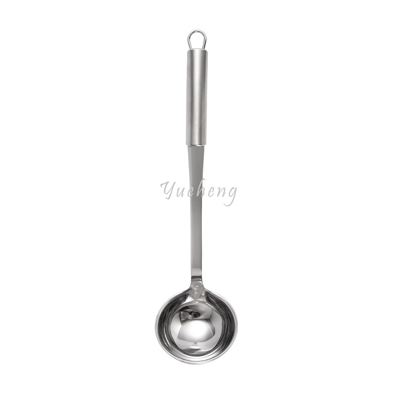 Stianless steel Slotted skimmer soup scoop for kitchen cooking tool