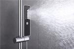 Automatic Thermostat Valve Rain Head Shower Kit , Hand Spray Concealed