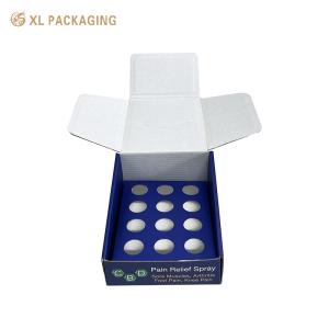 China Custom Printing Cardboard Shelf Paper Shipping Folding Display Box For Supermarket factory