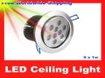 High Power commercial 12 x 1W led ceiling light fixture AC 90 ~ 265V, 135(D) *