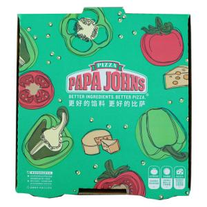 China Environmental Pizza Box Style Packaging , Paper Box Packaging For Food factory