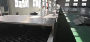 China LVT Hot Melt Coating Machine , Automatic Coating Machine Heat Expansion Prevent factory