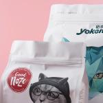 Aluminum Zipper 300g Flat Bottom Bag Packaging Cat Food Big Bags