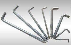 China Home Decorative Metal Screw Hooks Customized Size Wear Resistance factory