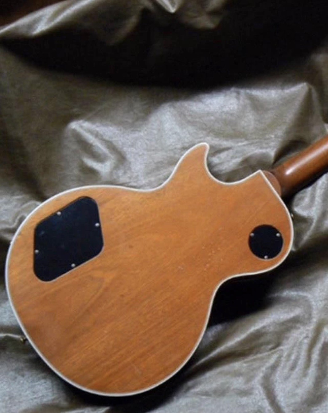 Custom LP Electric Guitar One Piece Body Neck RebelAged Guitar