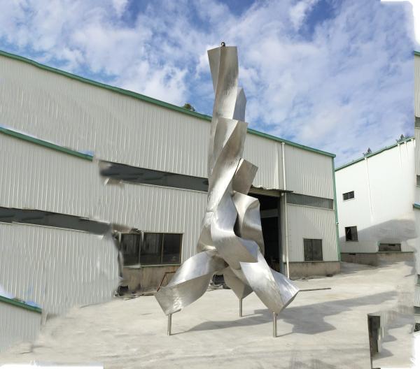 Customized Outdoor Metal Sculpture , Garden Contemporary Outdoor Sculpture