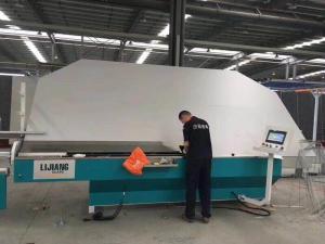 China Fully Automated Bar Bending Machine , Aluminum Bending Machine Double Glass Line factory