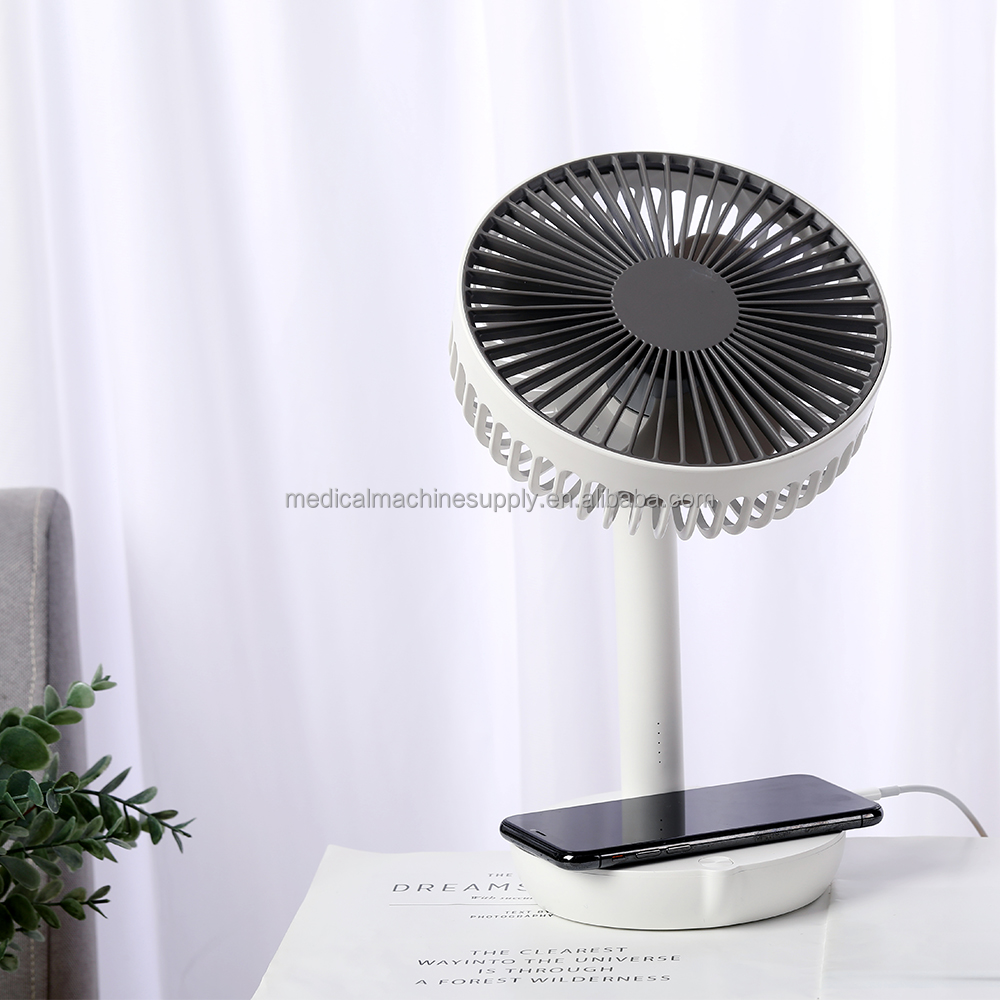 Portable Table Personal Fan with Silk Screen Printing Logo and USB Rechargeable Battery