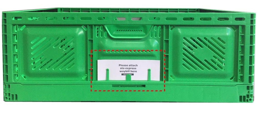 40 litre Mesh Plastic Foldable Crate Stackable Moving Box Storage Bins Fruits