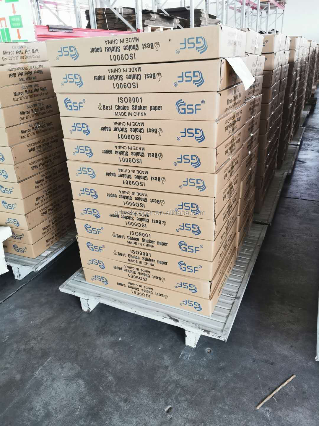 Hot Melt Adhesive Sticker Paper for Product Labeling and Branding