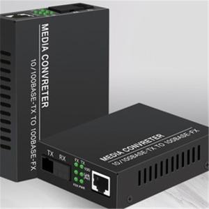 China RJ45 Connector Single Mode Fiber Media Converter For telecommunications factory