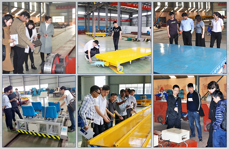 Steel Platform Dragged Cable Electric Transfer Cart 10 Ton