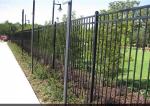 Customized Black Decorative Fence Panels For Highway / Railway / Airport
