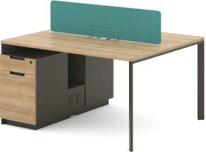China Melamine Board Office Table Cubicle Partition 1.2M / 1.4M factory