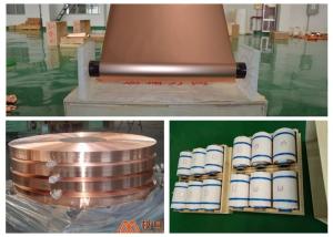 China 7 Micron Ultra Thin Copper Foil Roll 100 - 620mm Width Double Shiny Side factory